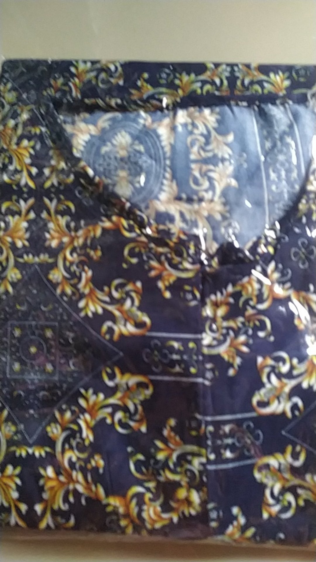 Gamis Rayon Motif Batik Sultan