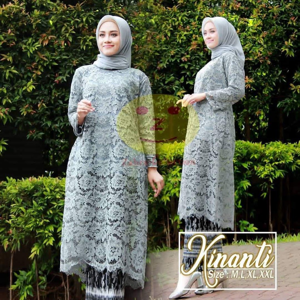 pakaian terlaris/tunik brukat/pakaian wanita/fashion wanita/brukat kintani II/kebaya brukat