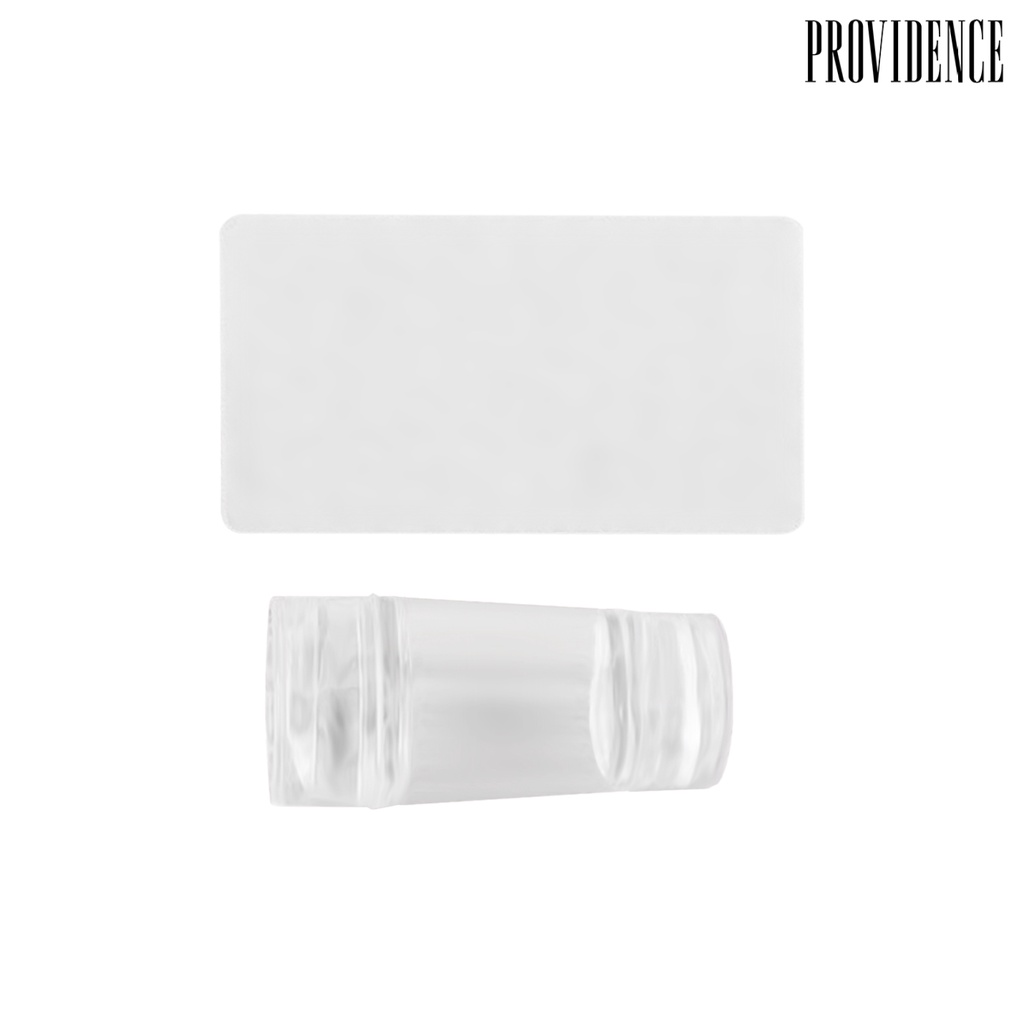 Providence Transparent Nail Stamper Double Head DIY Silicone Seal Nail Stamping Printing Tips Tool for Manicure