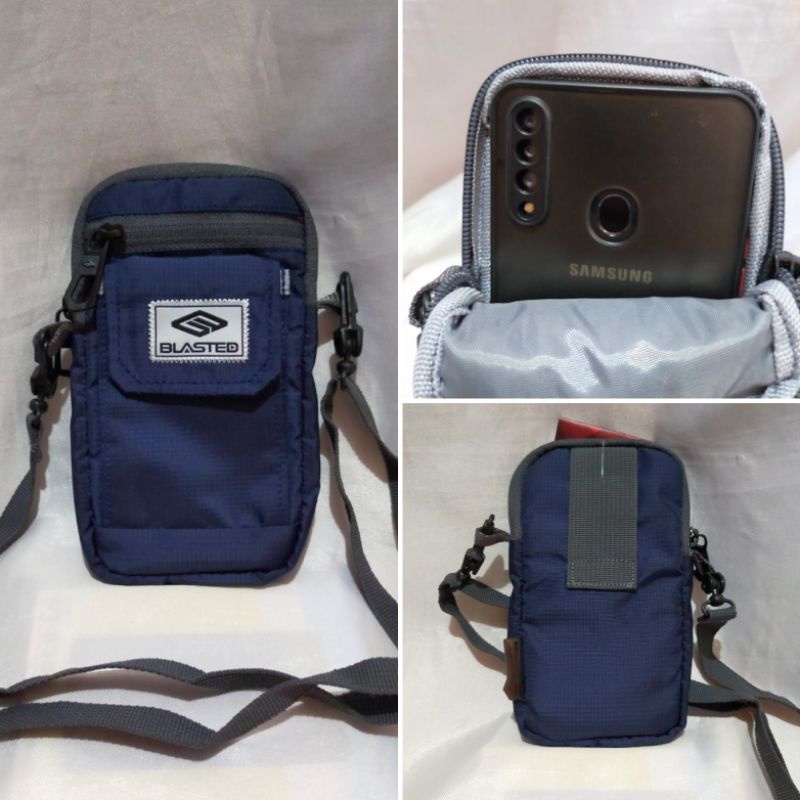 tas selempang dompet handphone - tas dompet smartphone 6 inch  Blasted  35BL67 - 35BL69 original  bisa dipasang pada ikat pinggang