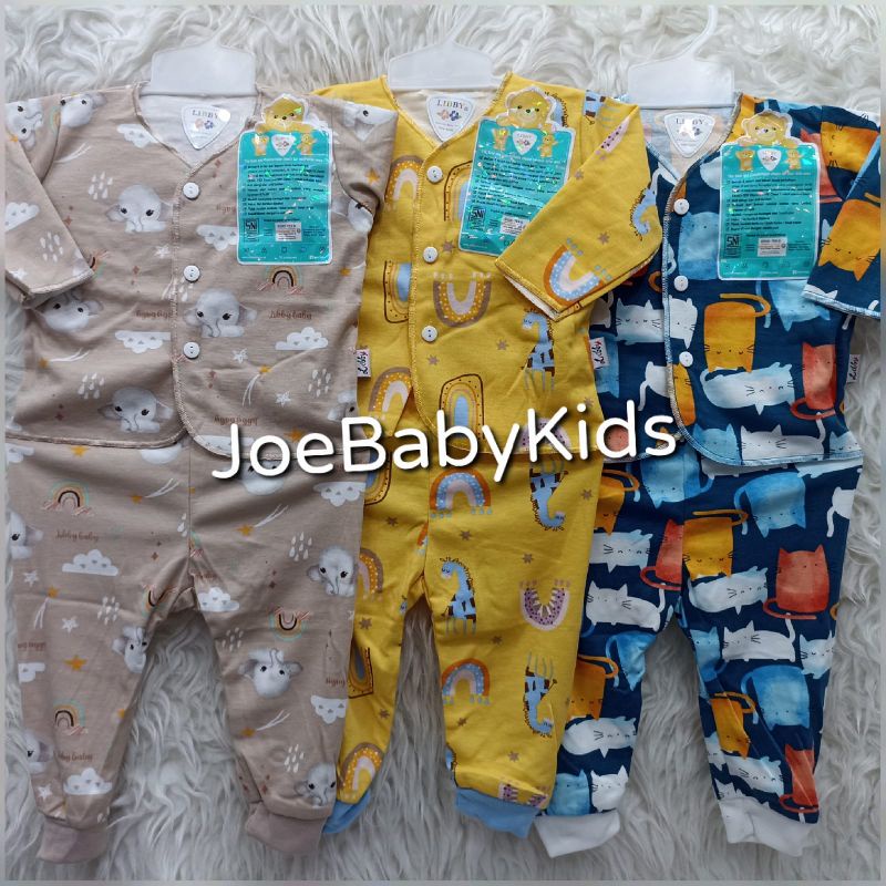 Libby NB Baju Bayi Newborn umbrela / Setelan Panjang Bayi Baru Lahir / Libby Terbaru / Libby termura