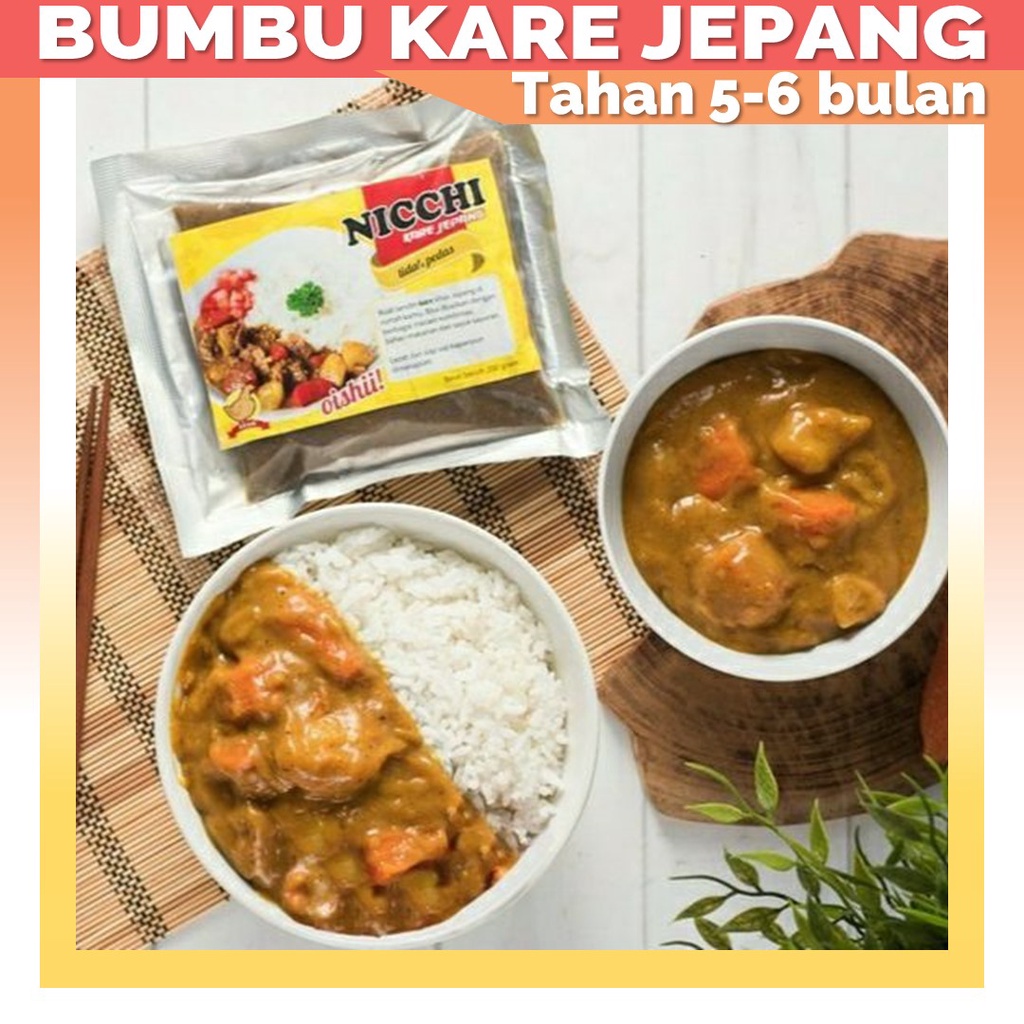 

NICCHI Bumbu Kare Jepang HALAL Kari NON MSG Japanese Curry