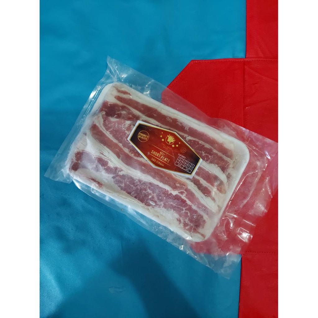 

U.S. Beef Short Plate Kim Vacum 500 gram