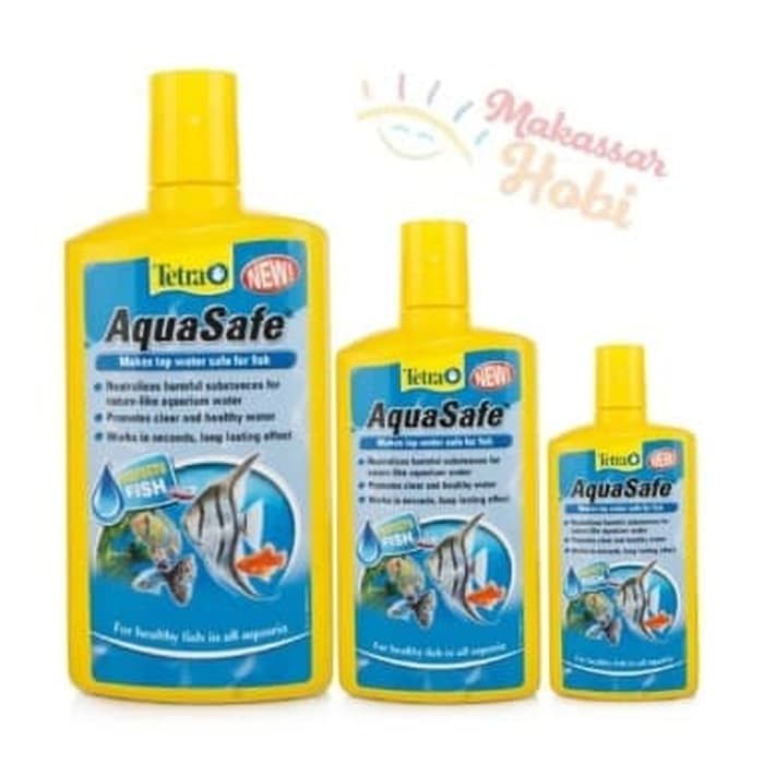 Tetra Aquasafe Aqua Safe 500ml 500 ml Penetral Air Aquarium Akuarium