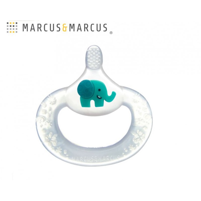 Marcus &amp; Marcus Baby Teething Toothbrush Sikat Gigi Bayi 6m+ - Elephant Green