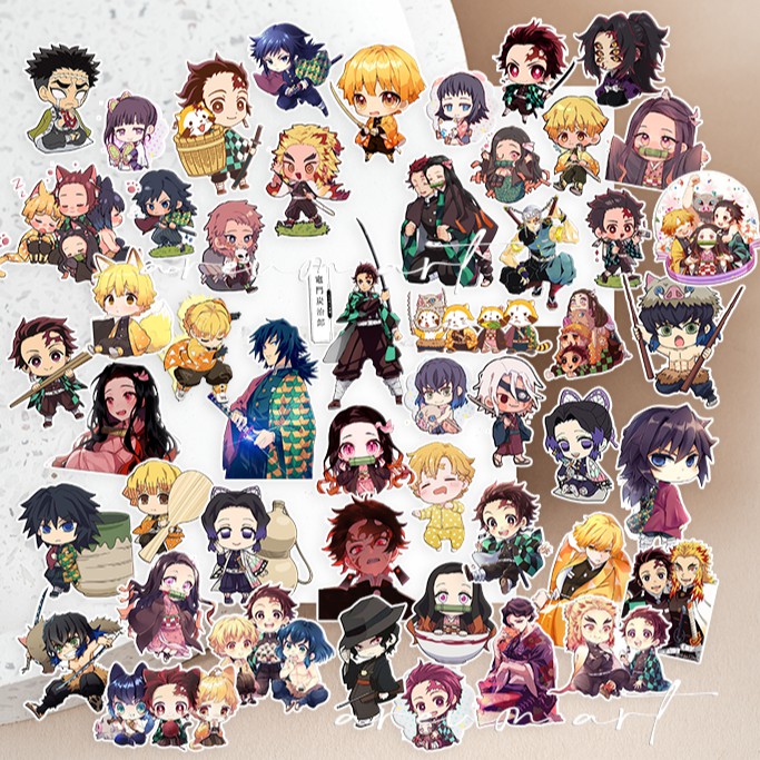 

50PCS STICKER DENOM SLAYER KIMETSU NO YAIBA ANIME