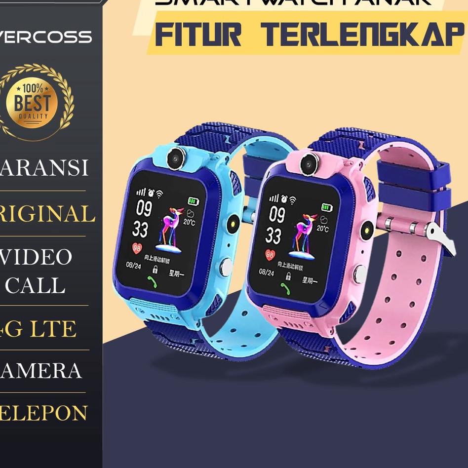 Sudah READY.. Jam Tangan Pintar Smartwatch Anak Z58 Video Call 4G LTE Ever Cos Aimo Emo Imo Aimoo Sm