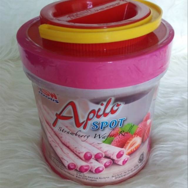 

Apilo Spot Wafer Stik Strawberry 525gr