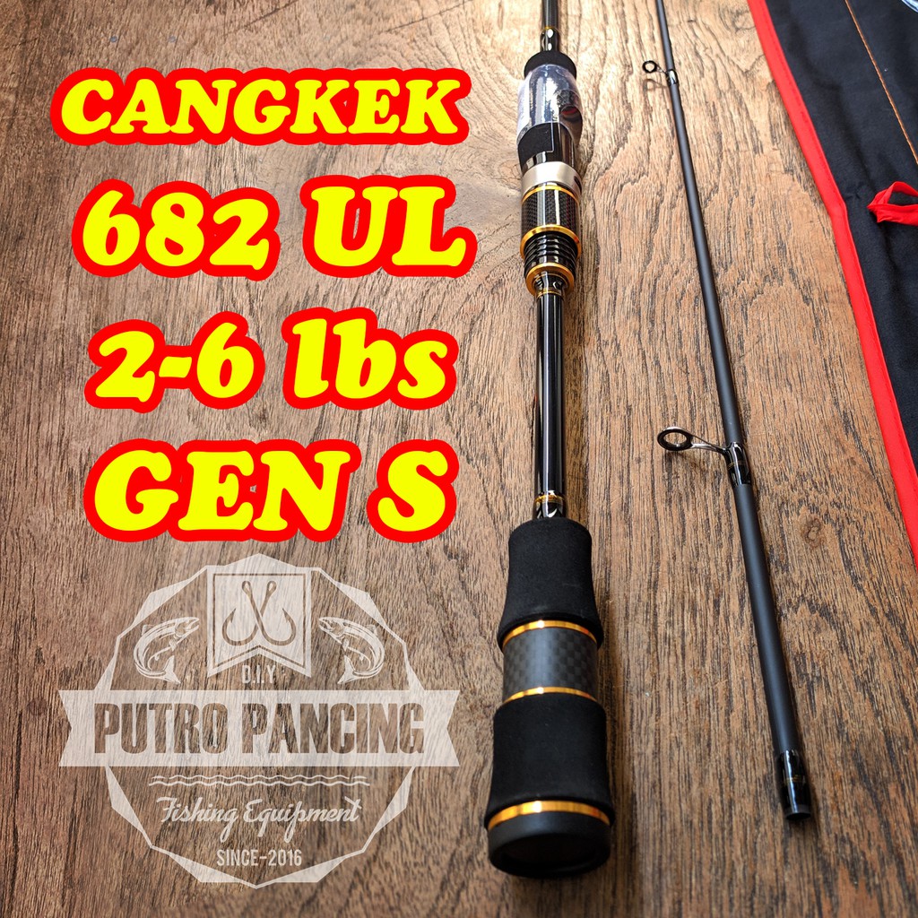 Rod Joran Relix Nusantara Cangkek 682 UL SPINNING 2-6lb Gen S terbaru
