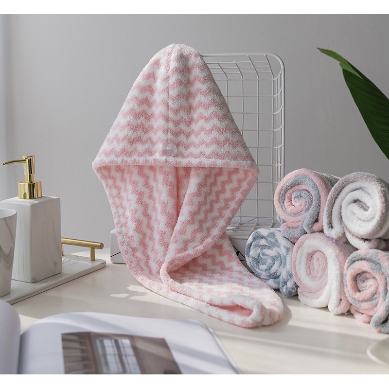 AZ Handuk Keramas Kepala Cepat kering Bahan Microfiber/Handuk Turban /Magic towel/ Head Towel