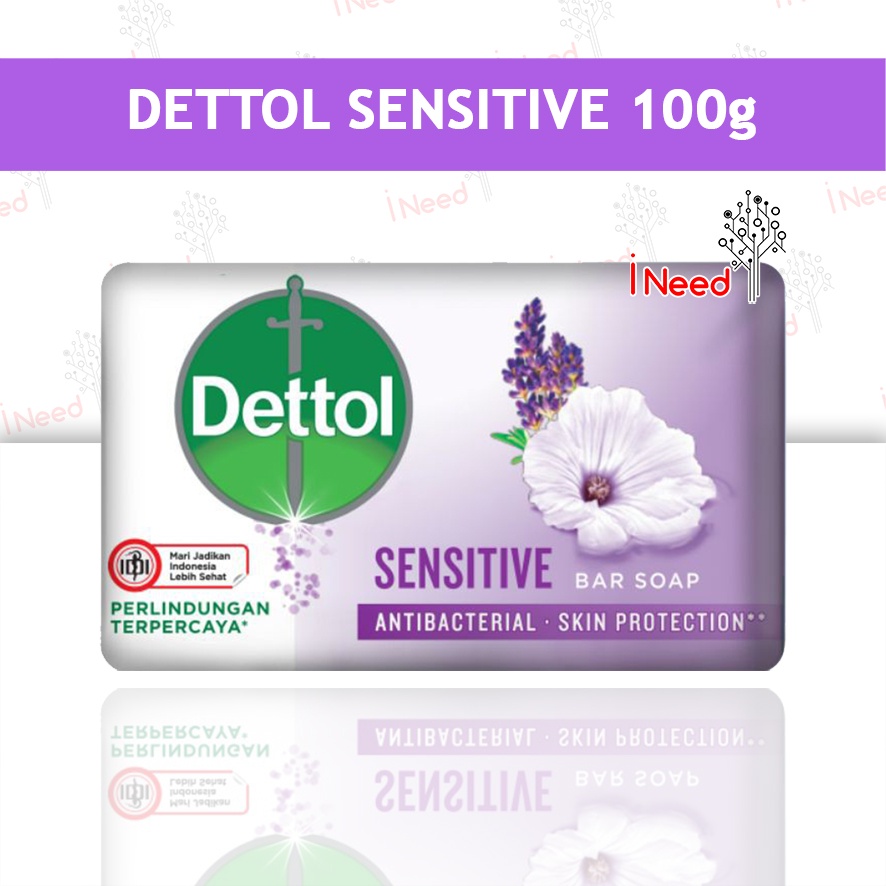 (INEED) (100gr) DETTOL Sabun Mandi Batang | Soap bar 100 gram