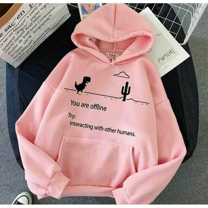 RCL - Sweater Hoodie Jaket Outerwear Pakaian Wanita Oversize Korean Style