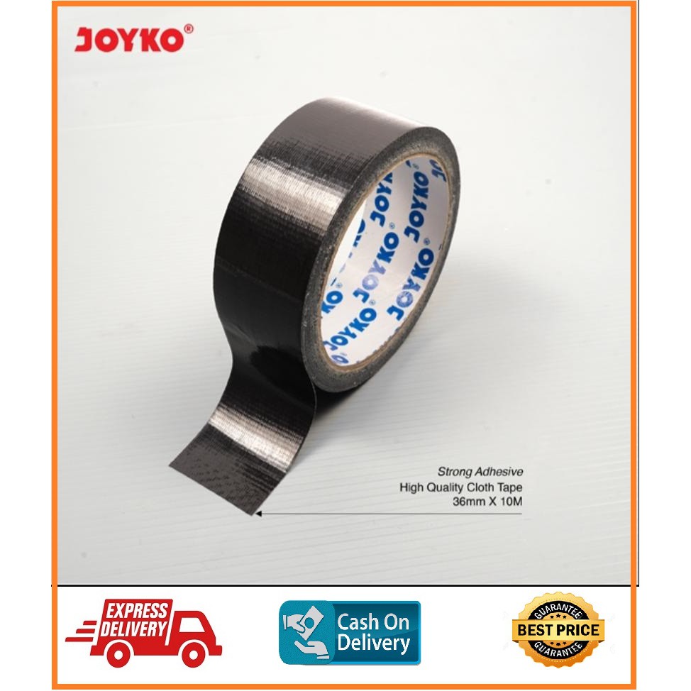 

CLOTH TAPE / LAKBAN KAIN HITAM JOYKO 36 x 10 METER