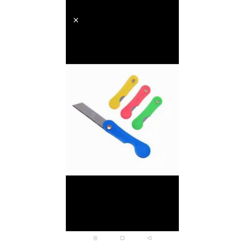 

Cutter mini warna Cutter kecil Cutter lipat atk