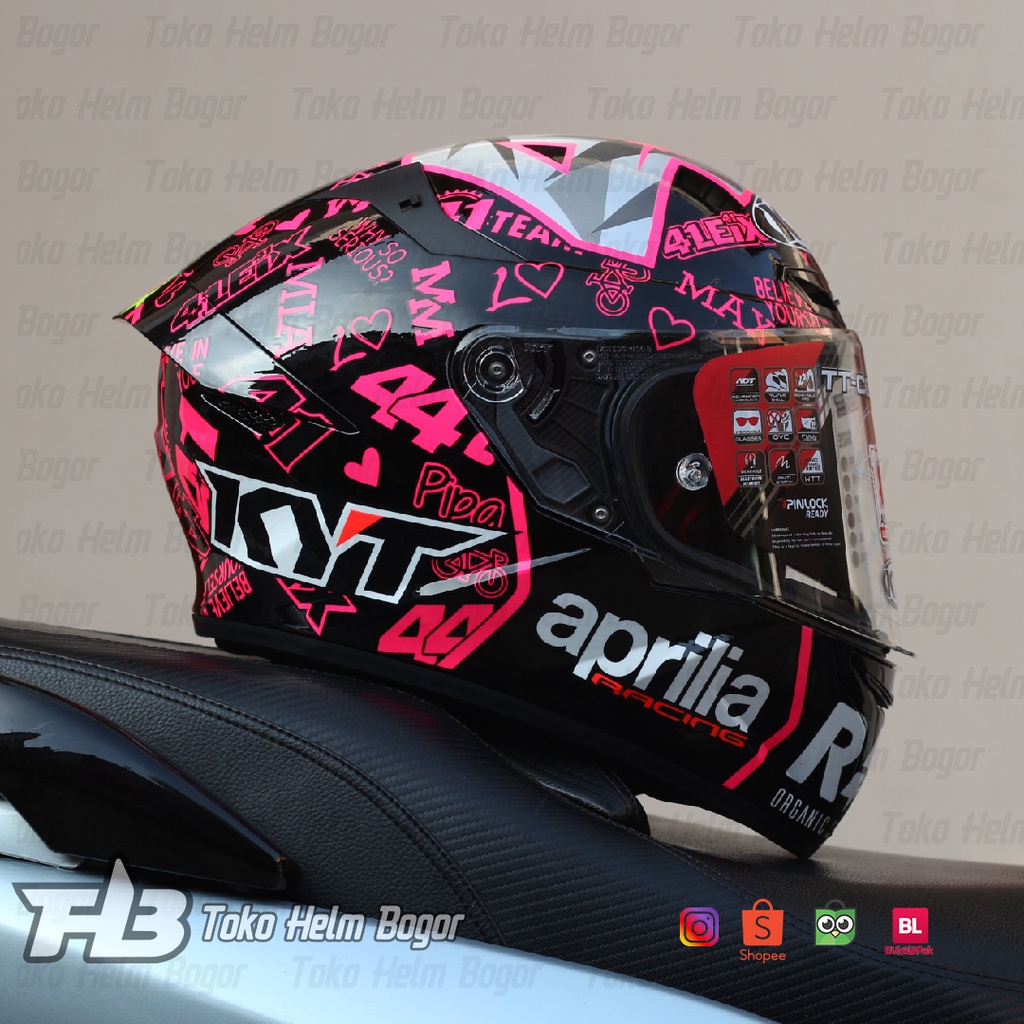 KYT TT Course Aleix Espargaro 2020 Black repaint