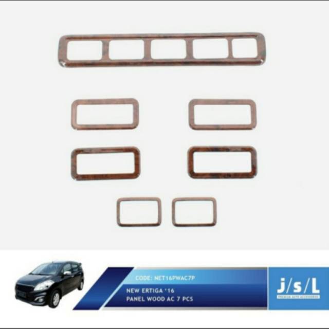 Panel Wood kayu interior new Suzuki Ertiga panel Wood AC full set jsl