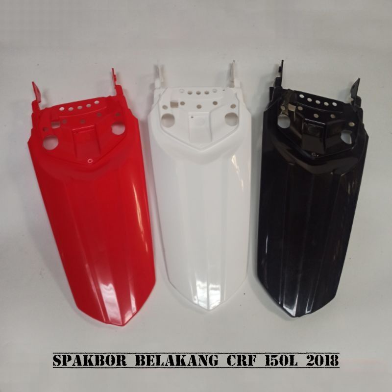 spakbor belakang crf 150 l 2018 original spakbor slebor belakang crf 150l