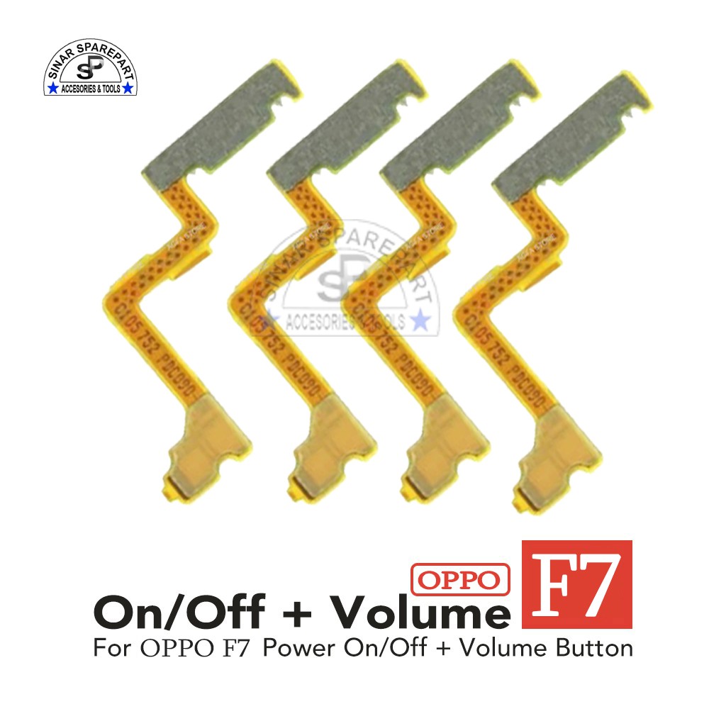 Power On Off Volume OPPO F7 Switch On/Off F7 Flexible Ori
