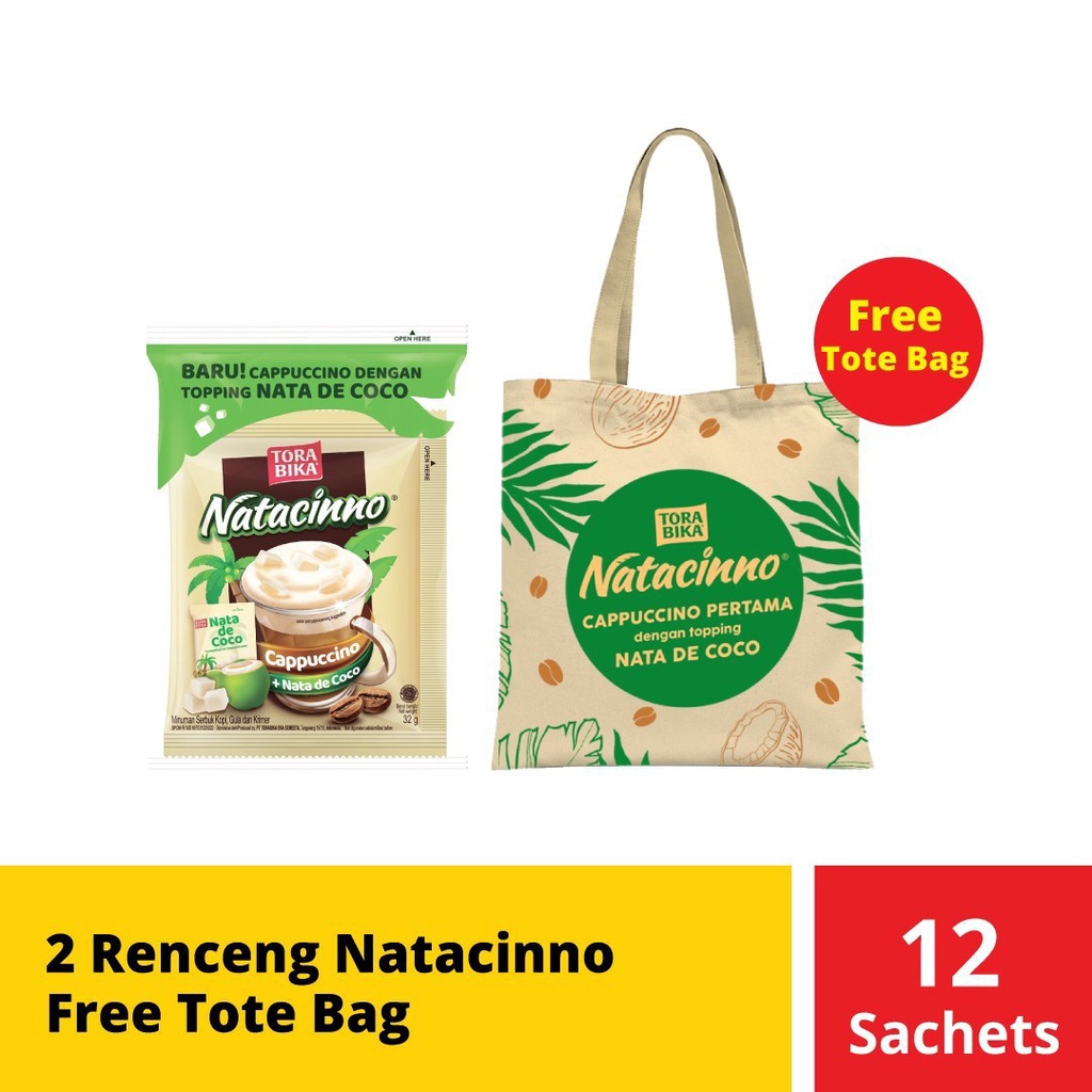 

2 Renceng Natacinno Free Tote Bag