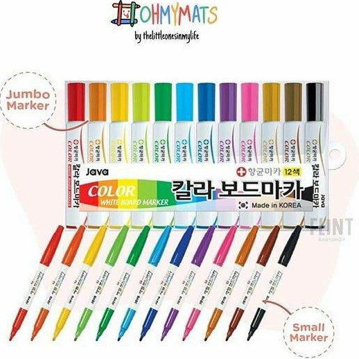 OHMYMATS oh my mats spidol jumbo maker small colouring by Littleonesinmylife