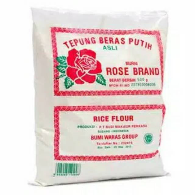 

Tepung beras putih roseband 500 gram