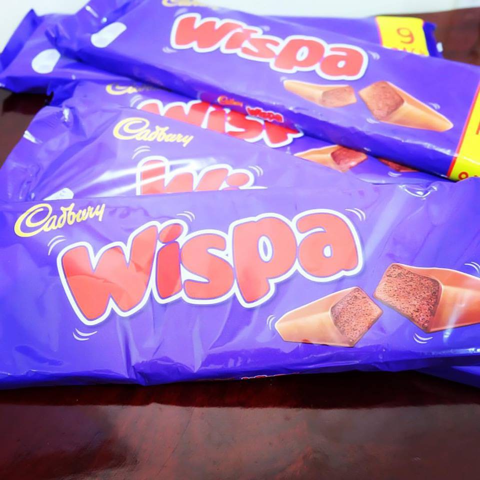 

Cadburry Wispa, Textured Milk Chocolate Bar