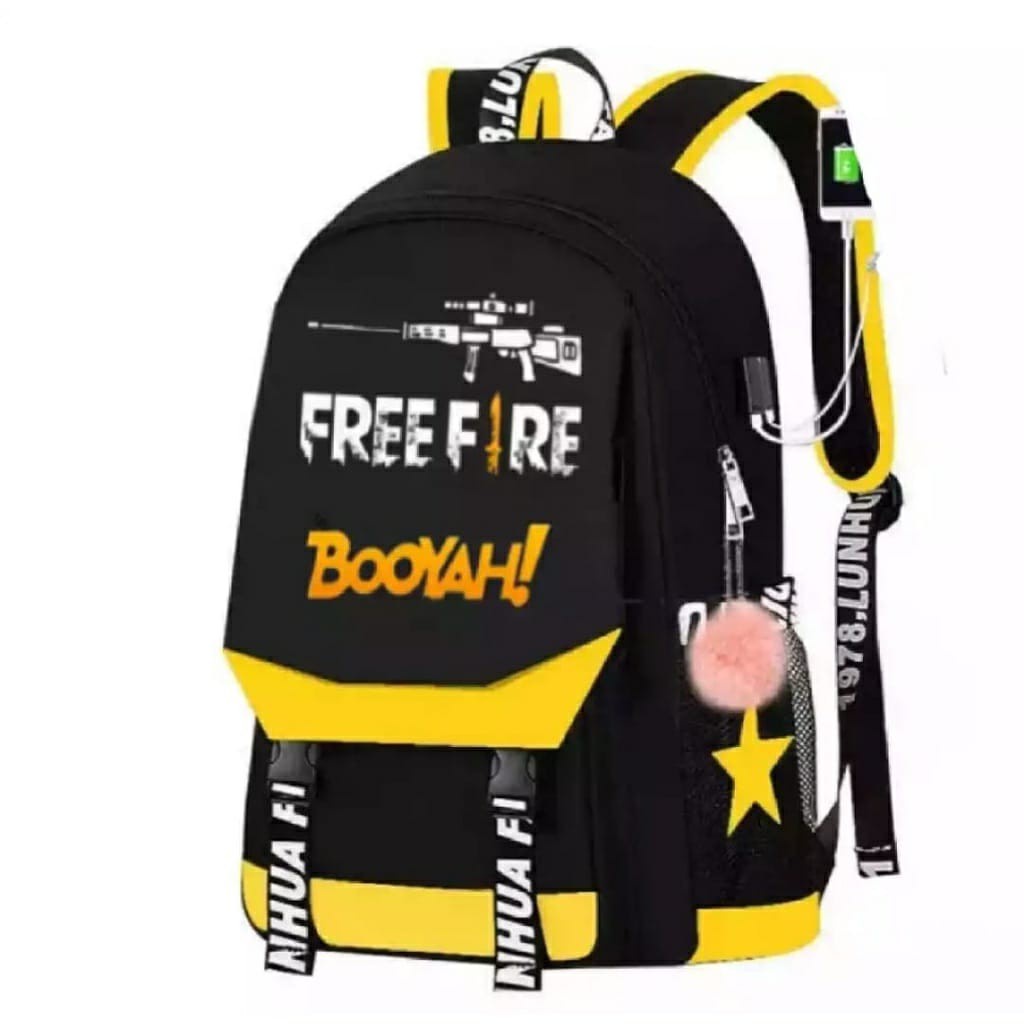 ATM ST99_Tas Ransel Anak Sekolah Laki - Laki TK SD Paud Karakter Free Fire