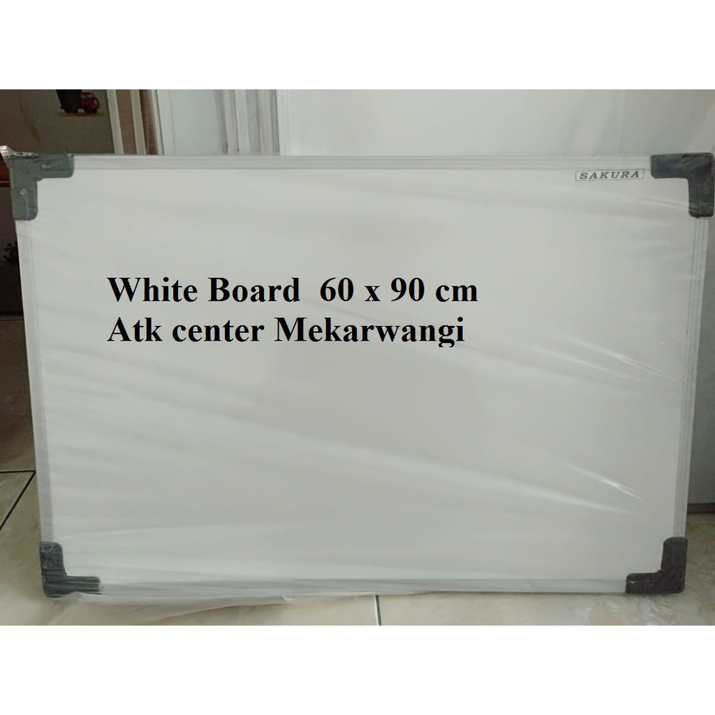 

White Board Sakura 60 X 90 cm / Papan Tulis Putih Sakura / WhiteBoard / Sakura