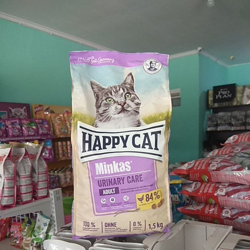 Happy Cat Minkas Urinary 1,5kg / happy cat minkas urinay adult cat 1,5kg