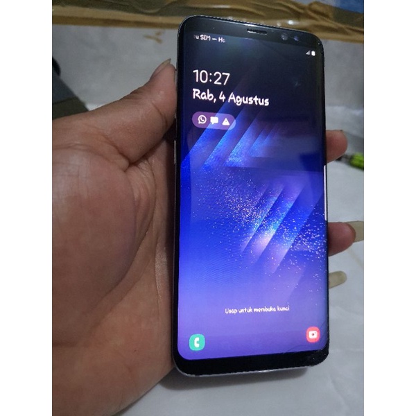 LCD samsung S8 Original copptan Minus shadow n retak
