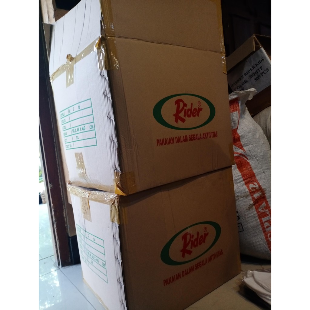 MASKER RIDER ORIGINAL ANTI BACTERIA / 2PLY