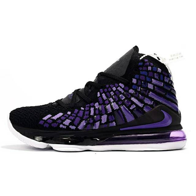 Nike Lebron 17 Black Purple | Shopee 