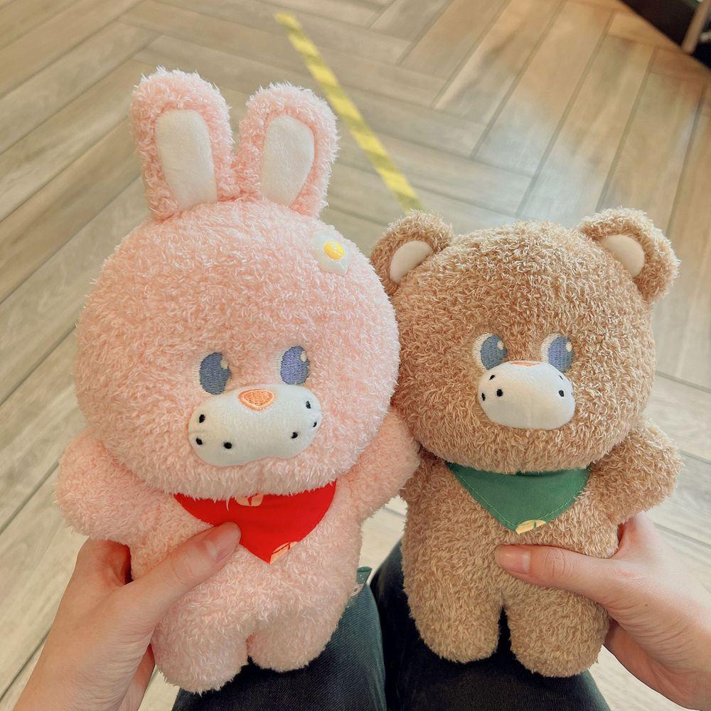 Lanfy Plush Bear Mainan Kawaii Lucu Anak Anak Bunny Plush Toys Boneka Mainan Nyaman Menenangkan Tidur Mainan