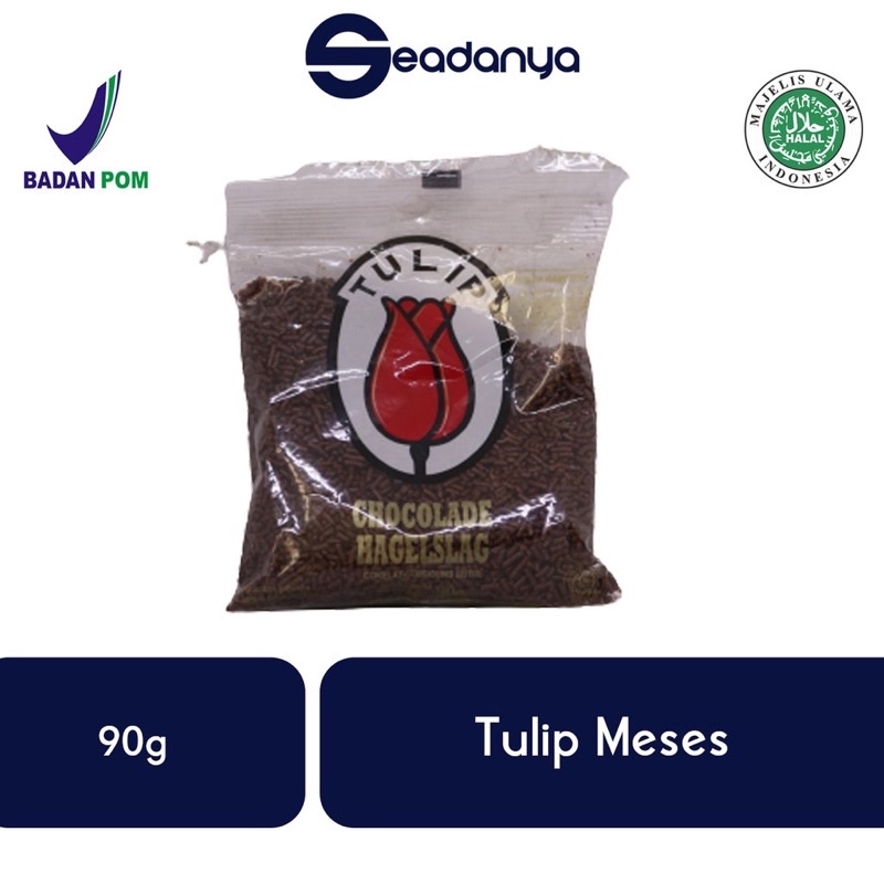 

Meses Tulip 75gram -Coklat Compound Butir/Cokelat Tabur/Chocolate Misis Halal MUI & BPOM