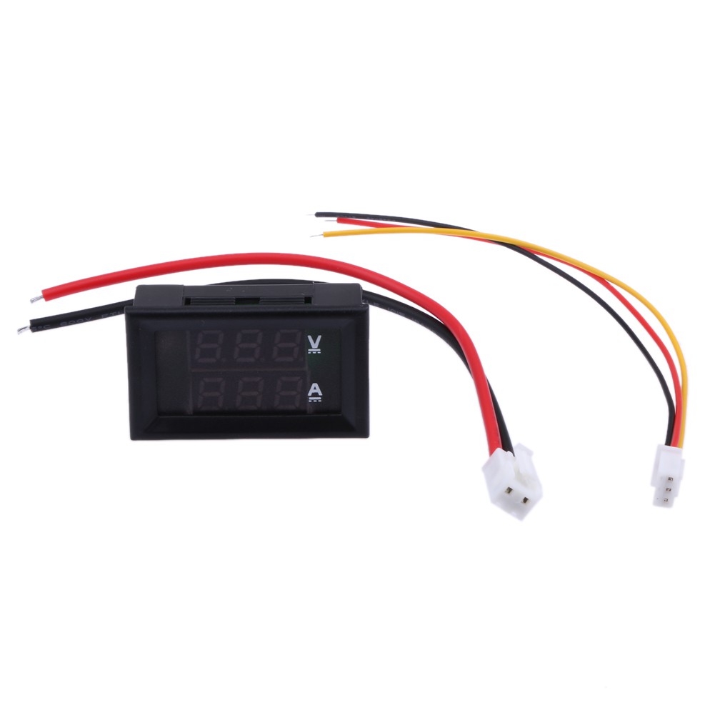 MOJITO Yanrifeng 100V 10A Voltmeter Ammeter Dual Color 3-Digit Display Current Voltage Meter