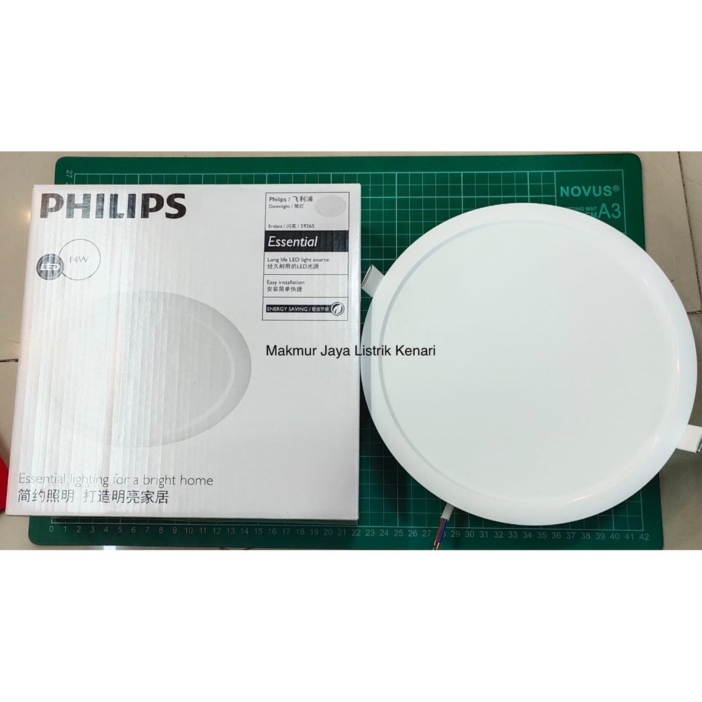 Philips Downlight LED ERIDANI 22w 8inch 59265 22 watt PUTIH 22watt