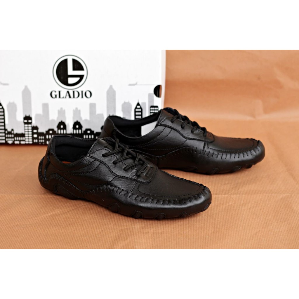 SEPATU FORMAL CASUAL PRIA KANTORAN KEREN GLADIO GURITA KULIT ASLI