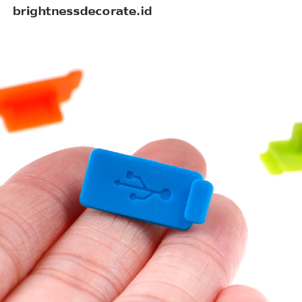 [birth] 5pcs Universal usb dust plug port charger cover jack interface dustproof [ID]