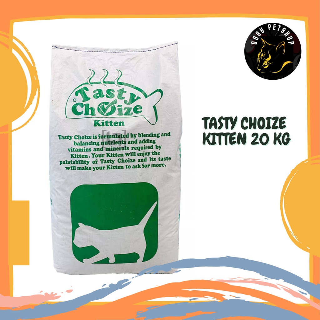 TASTY CHOIZE KITTEN Makanan Kucing Kemasan 20kg khusus EXPEDISI