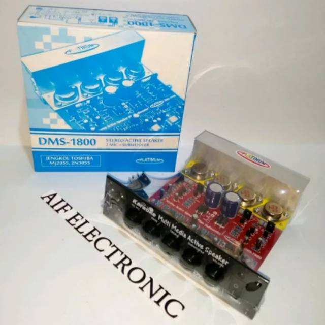 Kit Amplifier/Power  Speaker Active 2mic+Subwoofer DMS-1800