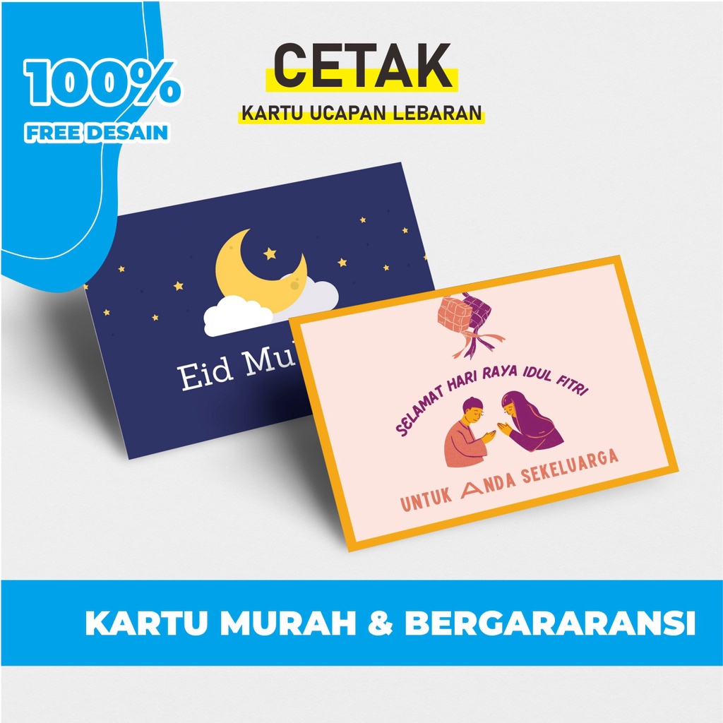 KARTU EID/KARTU UCAPAN/KARTU LEBARAN/KARTU SOUVENIR/KARTU LABEL/KARTU CUSTOM/KARTU LEBARAN/KARTU UCA