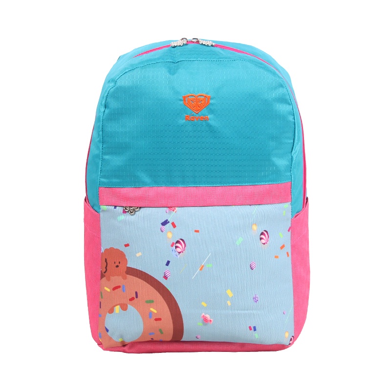 [KLIKTAS] Tas Ransel Korea Wanita Raven 710113 Backpack Sekolah Motif BTS Printing