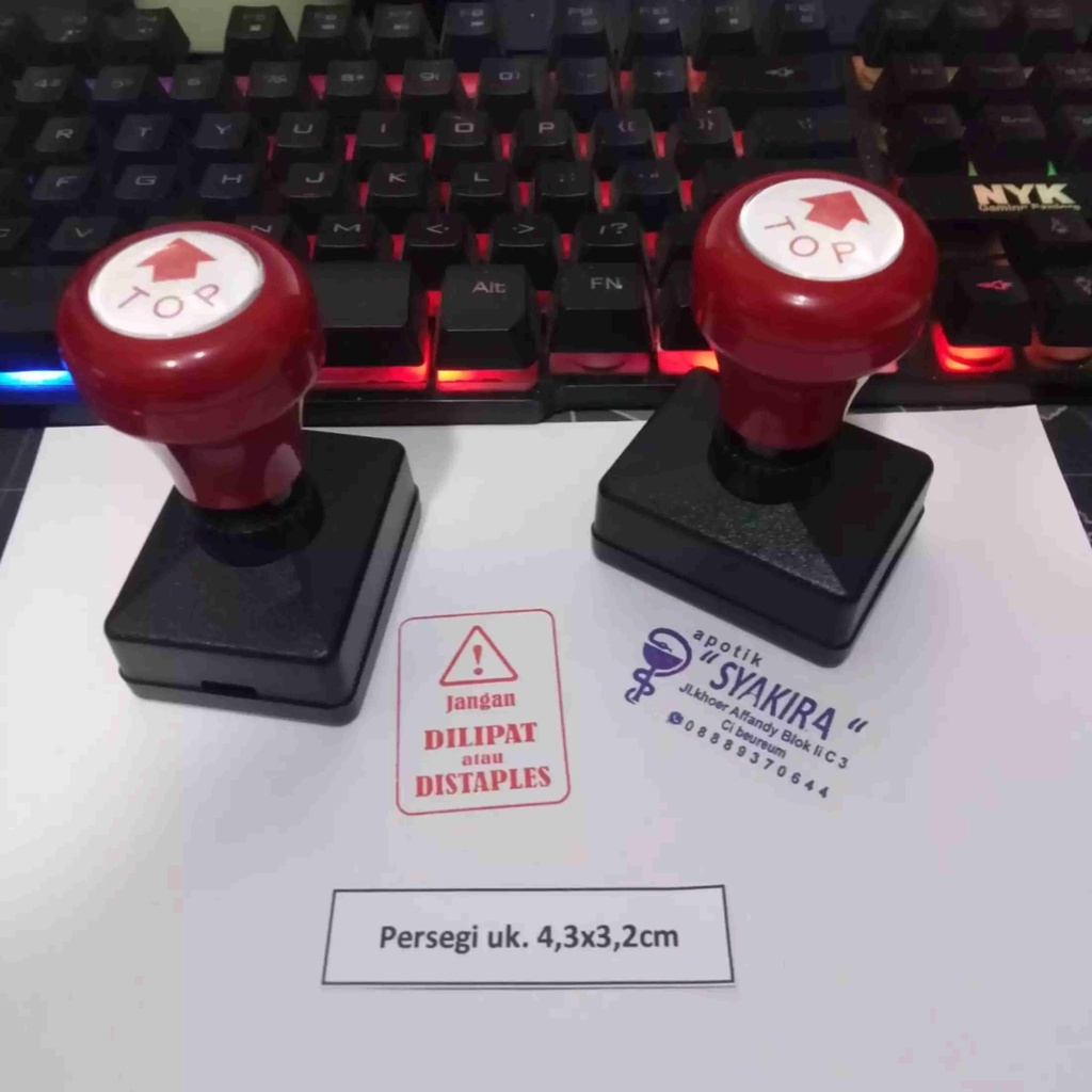 

STEMPEL NAMA / No HP/WA Ukuran 43 x 32 mm I STEMPLE LOGO I STAMPEL DOKTER, BIDAN, PERAWAT I STAMPEL OTOMATIS I STAMP ANAK CUSTOM