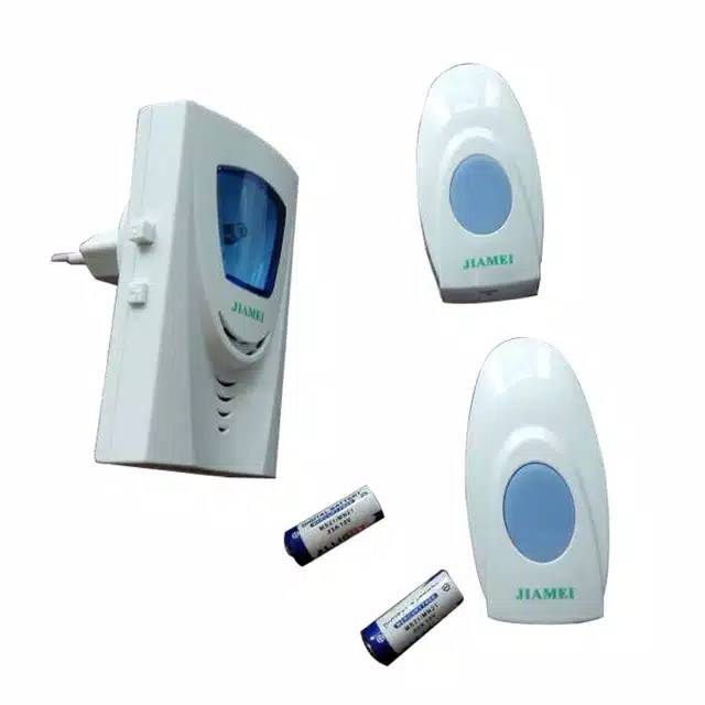 Bell pintu bel wireless bell rumah 2remot jm 514 AC