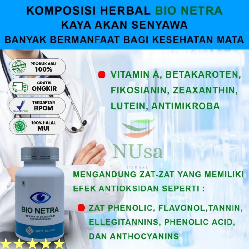Bio Netra Kapsul herbal obat mata asli