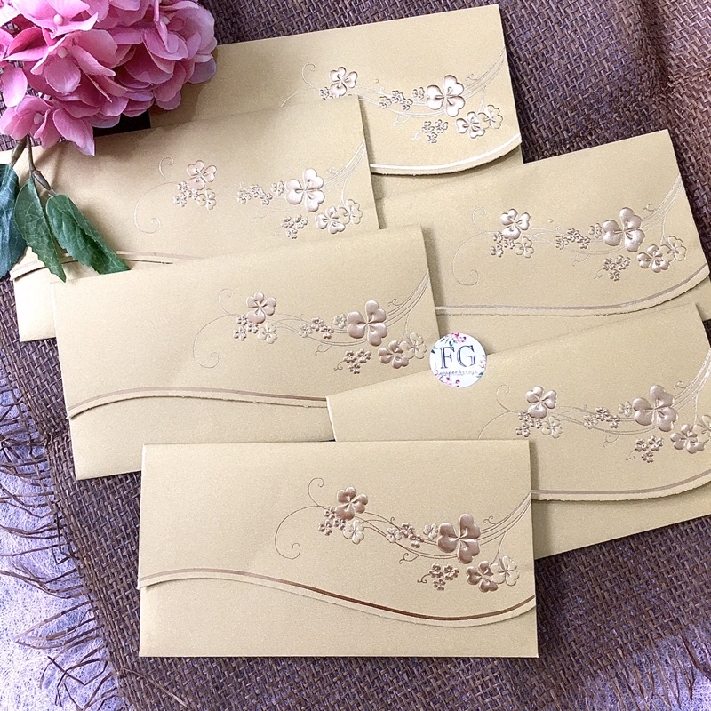 

H7Y Amplop Angpau Uang Premium 5pcs, CLOVER by fgpaper