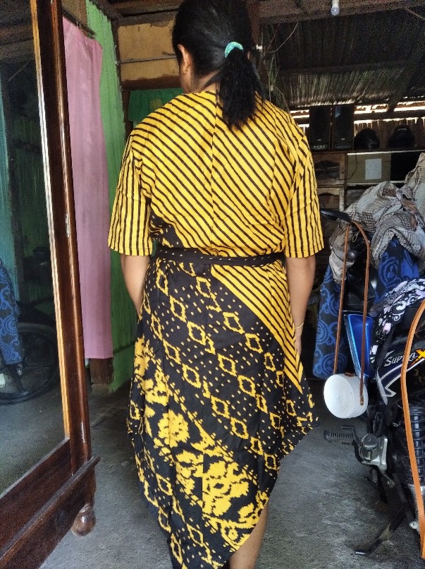 Aindra Batik Pekalongan Dress Lancip Wanita Tenun Troso