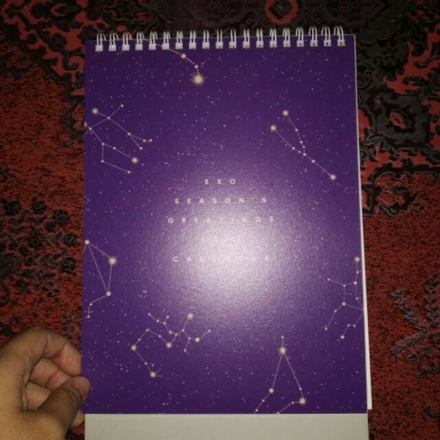DESK CALENDER SEASON GREETING EXO 2019 OFFICIAL xiumin suho baekhyun chen chanyeol do kai sehun