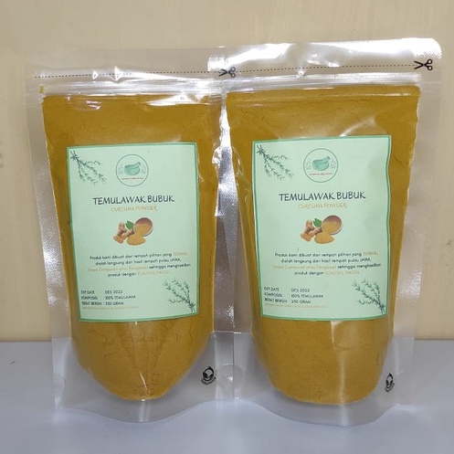 

TEMULAWAK BUBUK ASLI ISI 250 GRAM / KUALITAS PREMIUM / REMPAH / CURCUMA POWDER / AROMATIC INDO SPICE