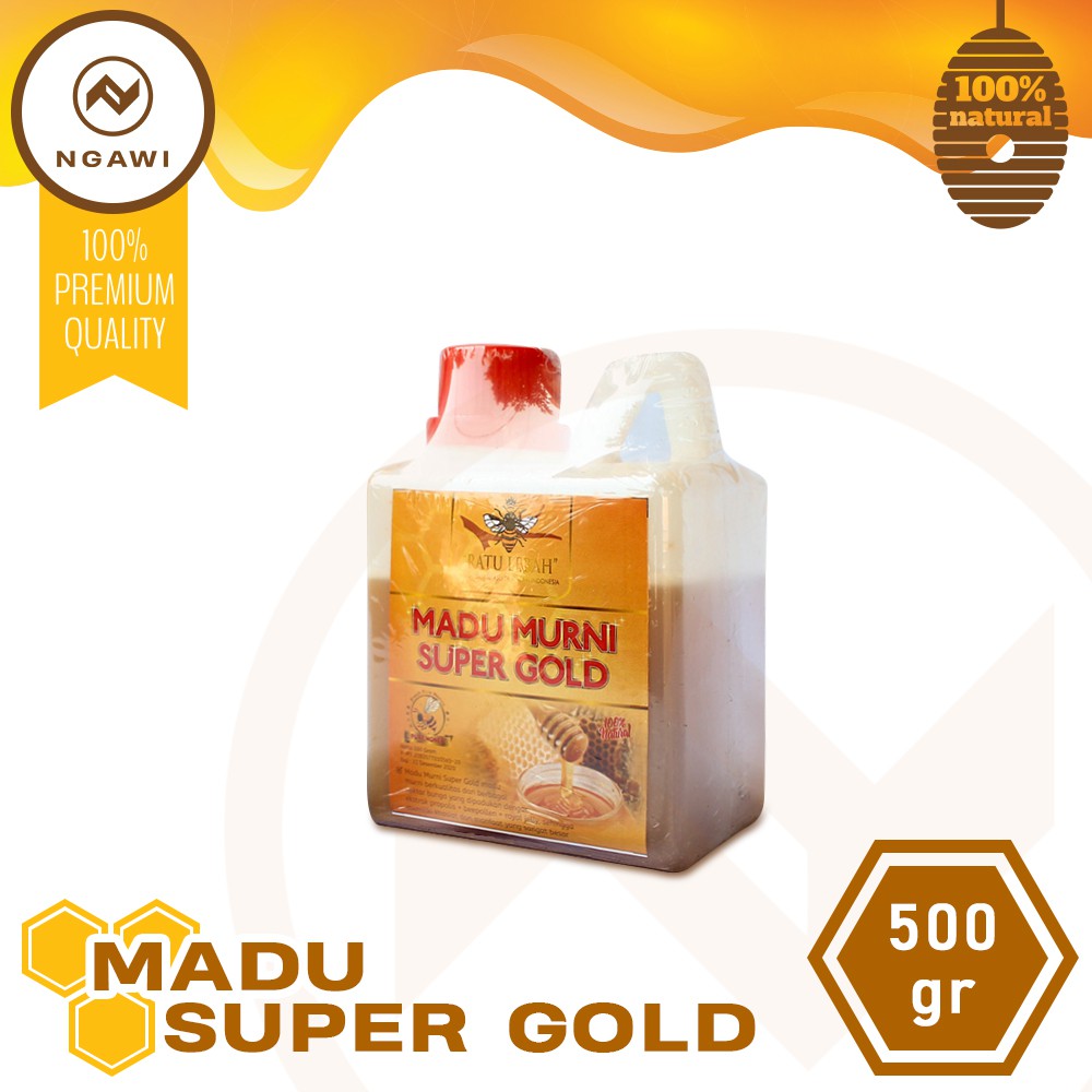 

Madu Super Gold 500 gr Asli Halal BPOM - royal jelly beepollen propolis